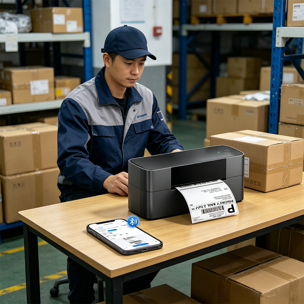 Commercial Printing Network - Markfield Shipping Label Printer, 245BT Thermal