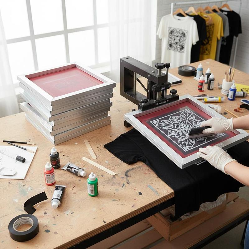 Silk Screen Frame 18x20inch Fo – Screen Printing Frame Mesh recenzja i cena