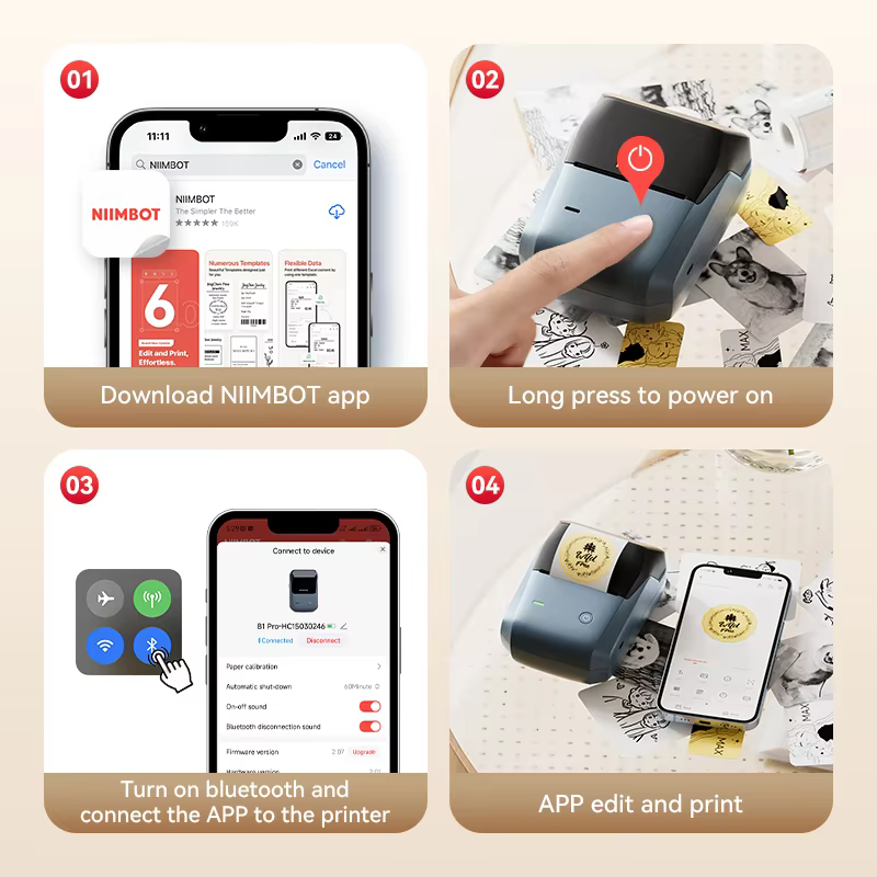Niimbot B1/B1PRO Label Printer – Commercial Printing Network recenzja i cena