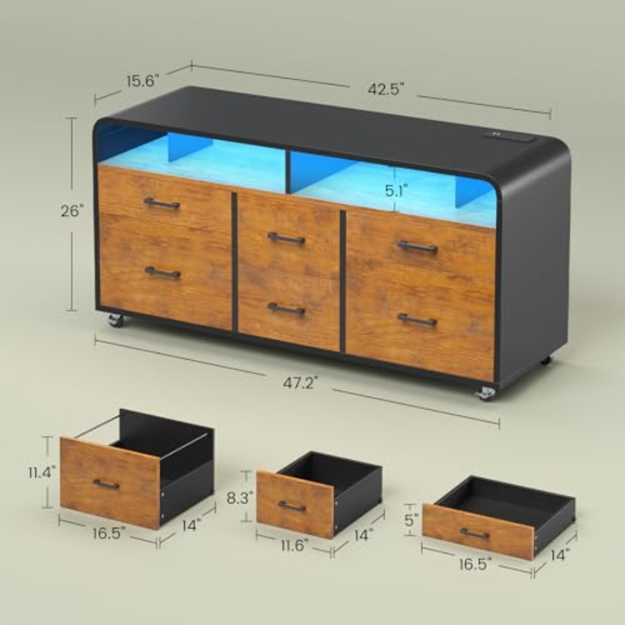 6 Drawer File Cabinet with Pow – Commercial Printing File recenzja i cena