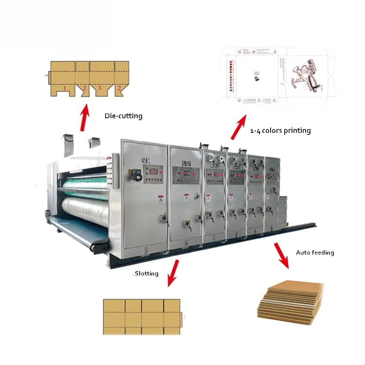 Automatic 4 Color Cartoning Pr – Die Cutting Machine recenzja i cena