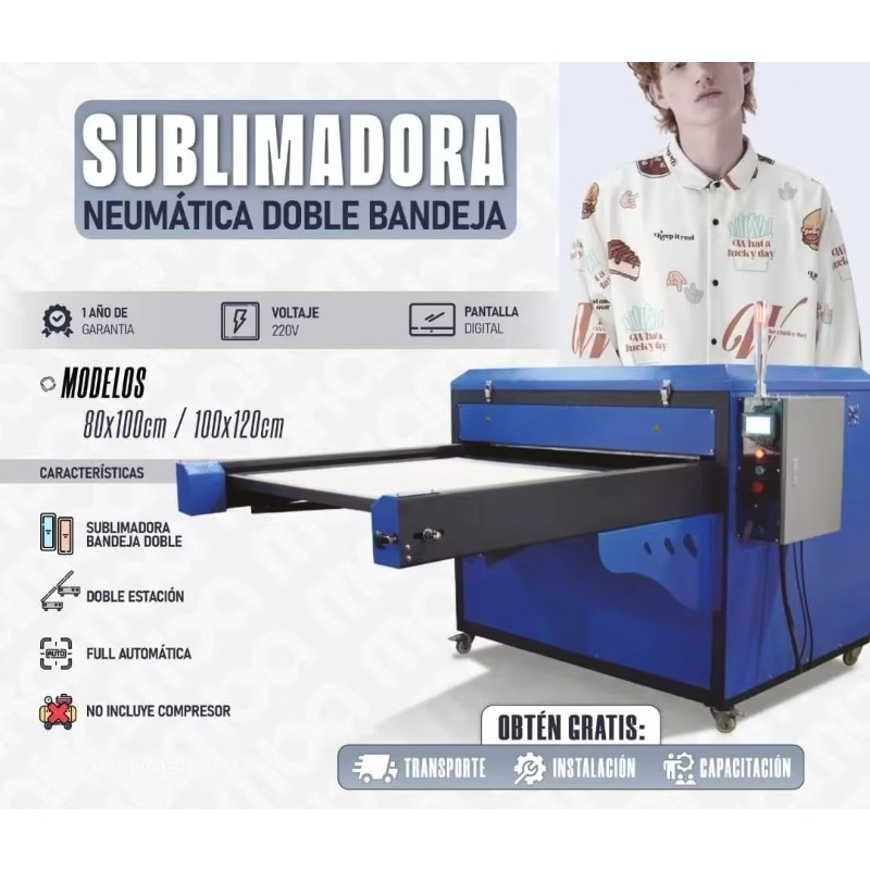 Large Format Double Station 80 – Heat Press Machine recenzja i cena
