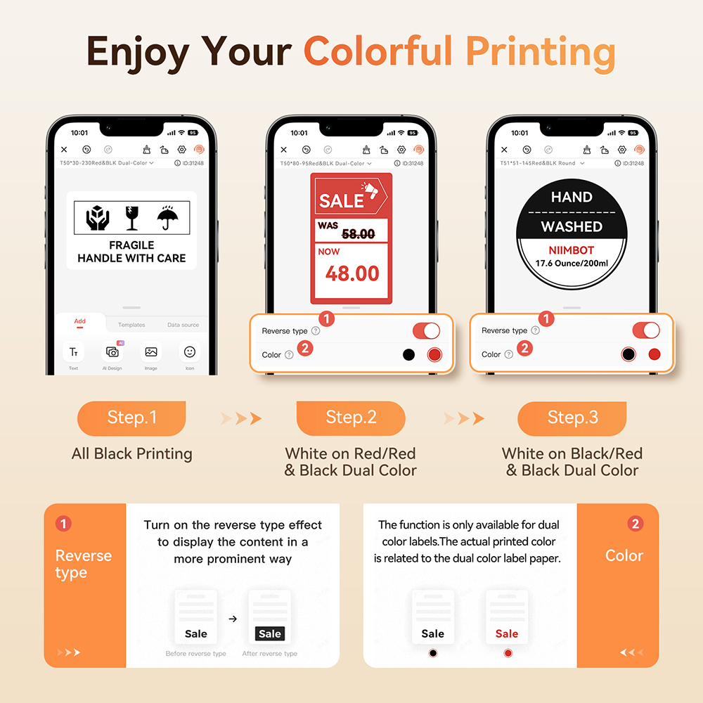 Niimbot B21 PRO Red Black Colo – Commercial Printing Network recenzja i cena