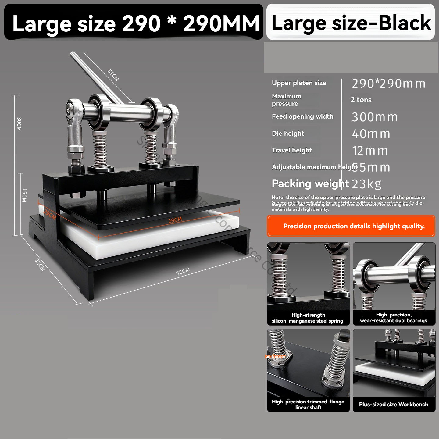 290X290 Cutting Machine Handma – Die Cutting Machine recenzja i cena