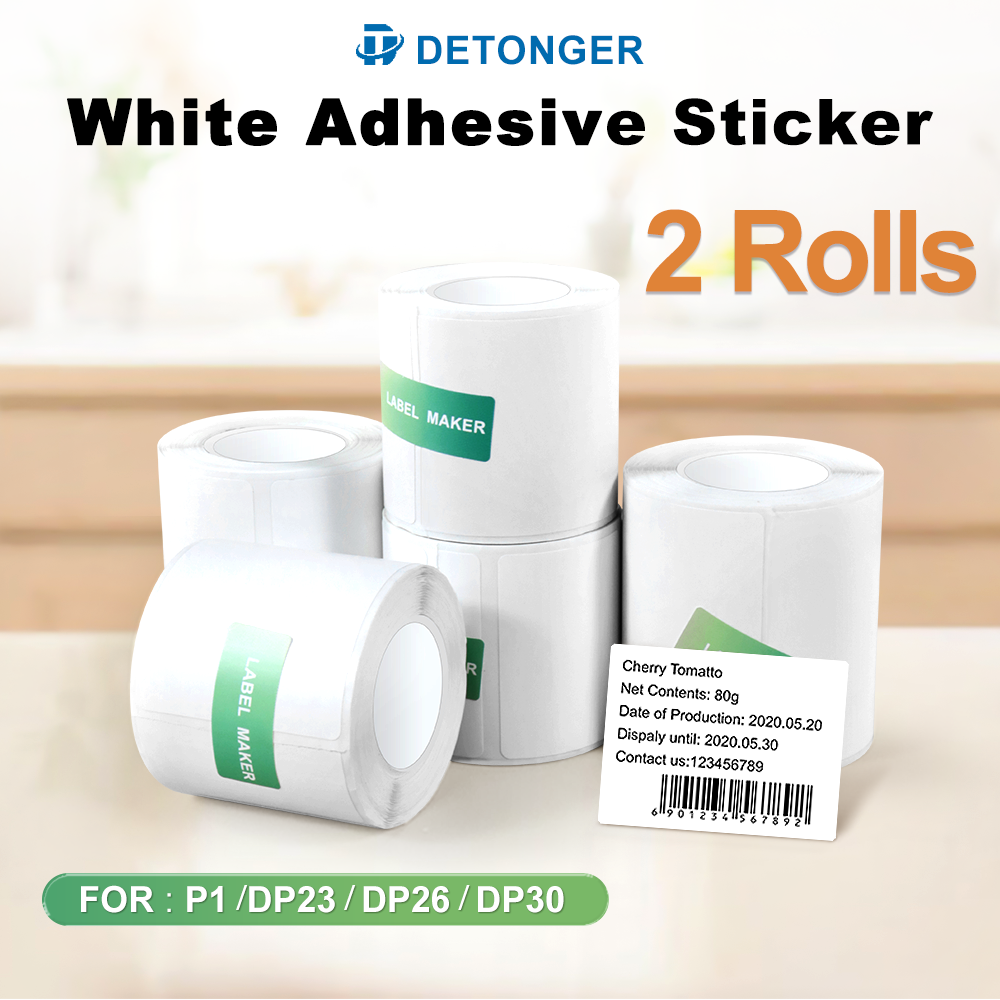 DETONGER 2 Rolls White Square  – Commercial Printer recenzja i cena