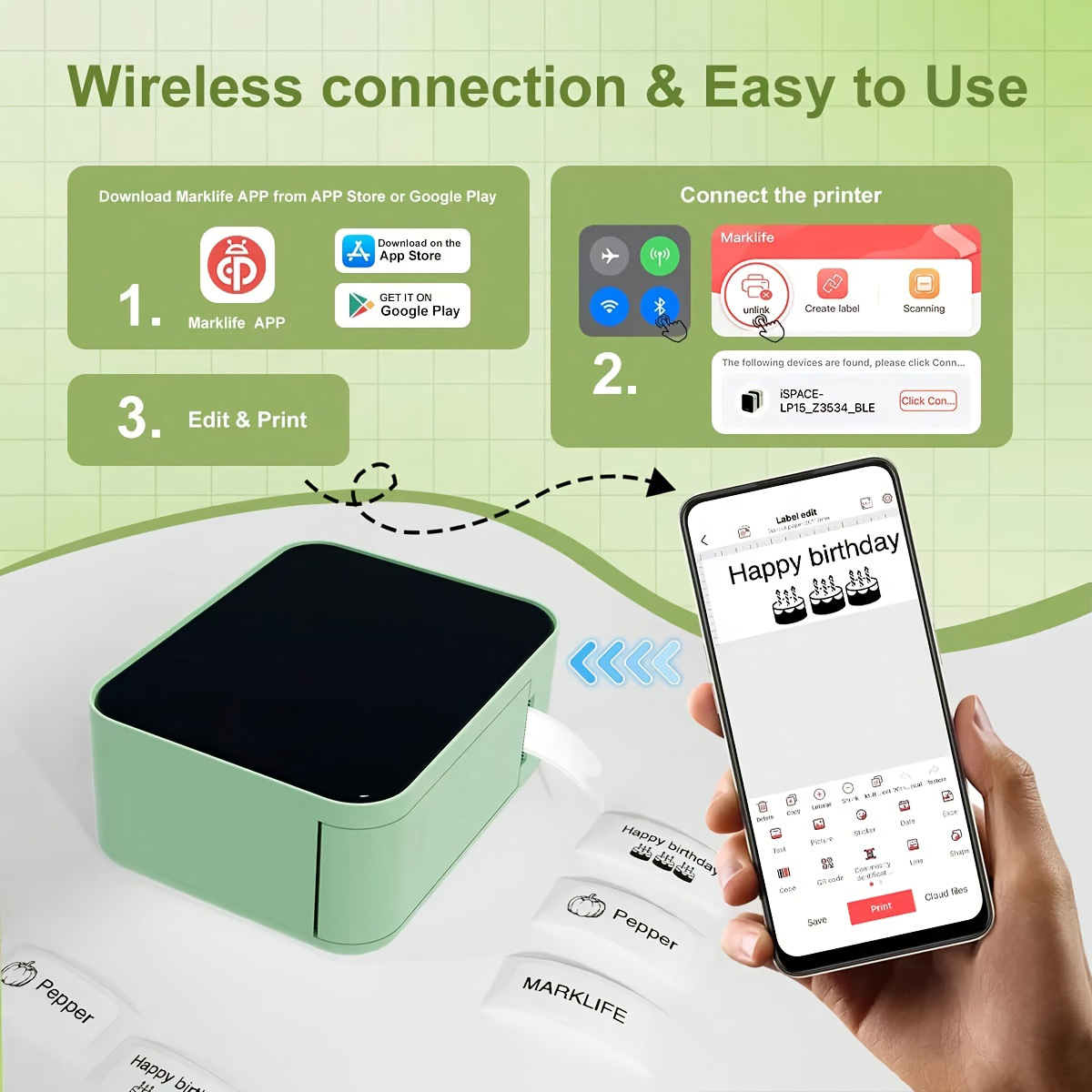Marklife P15 Portable Printer  – Commercial Printing Network recenzja i cena