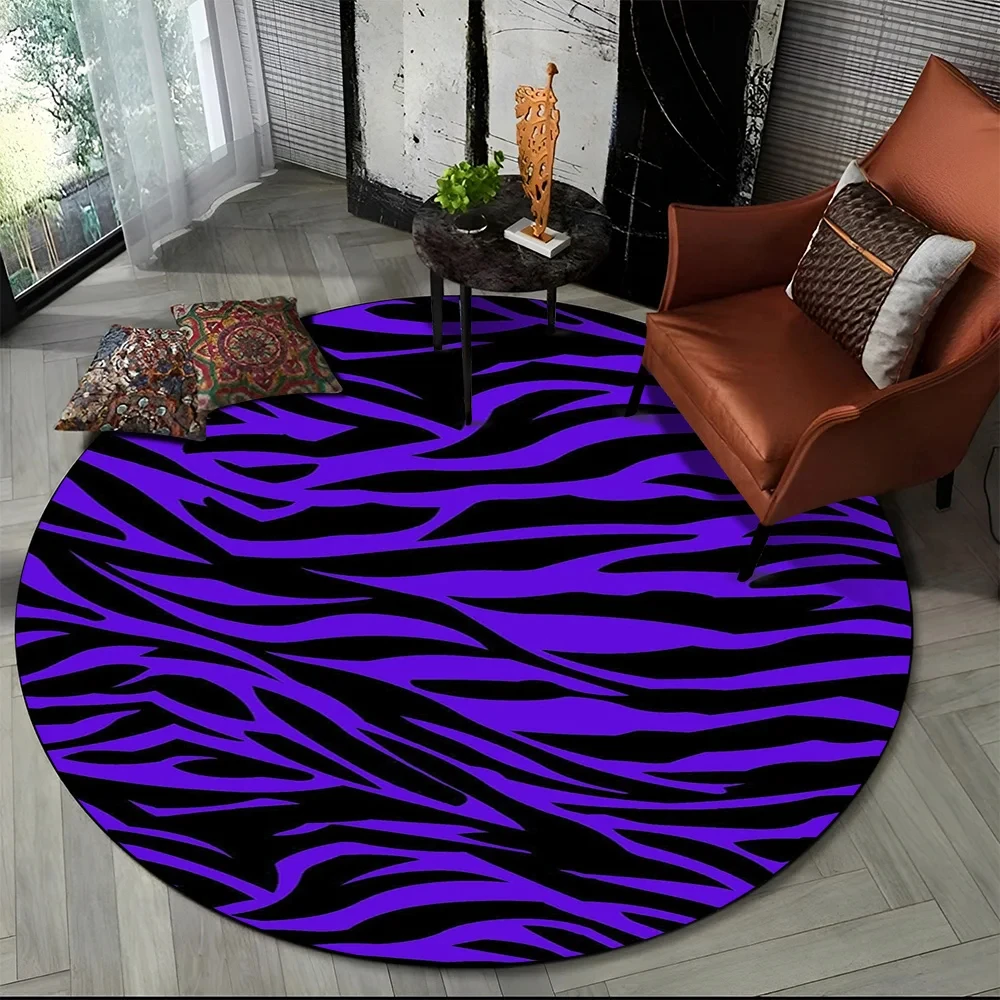 Pink Zebra Stripe Print Round  – Commercial Printing Machine recenzja i cena