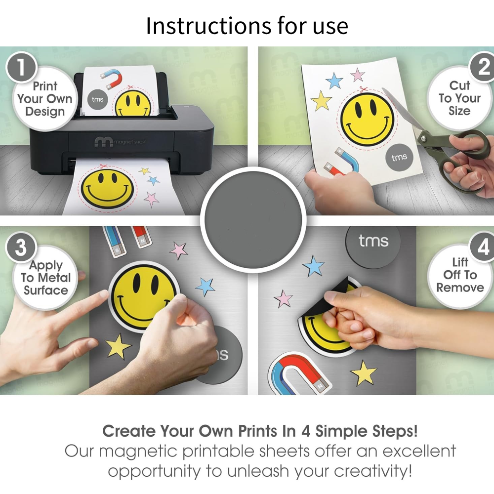 5 Sheets Printable Magnetic Sh – Commercial Printing Paper recenzja i cena