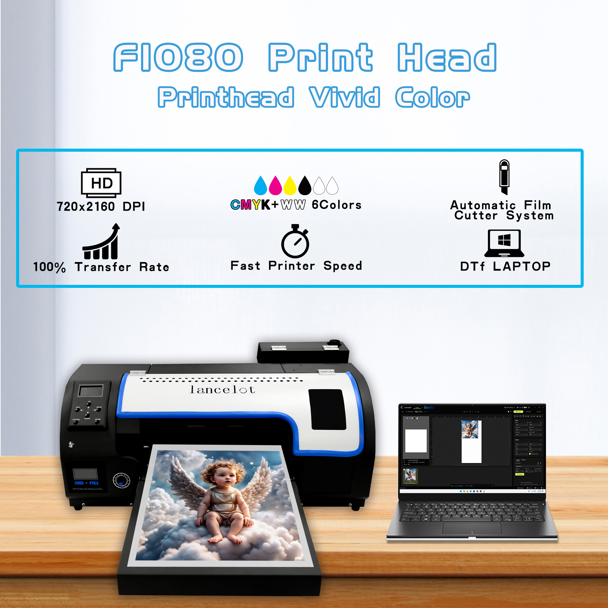 Lancelot A3 M1630 Pro DTF Prin – Commercial Dtf Printing recenzja i cena