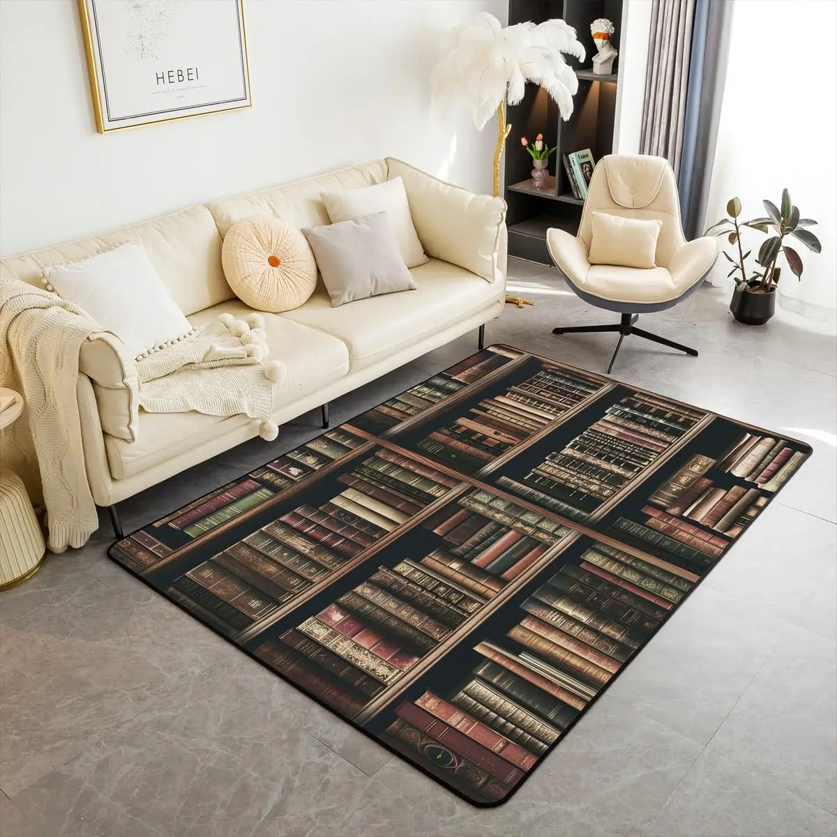 Bookshelf Area Rug for Teen St – Commercial Printing Books recenzja i cena