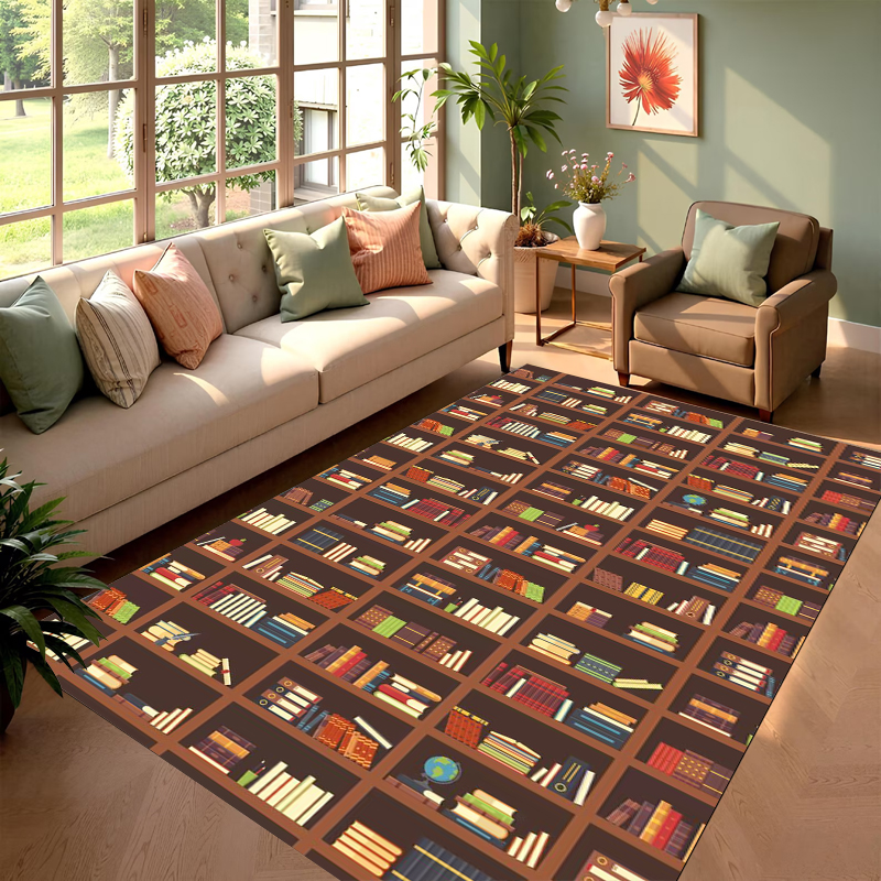 Vibrant Bookshelf Print Non-Sl – Commercial Printing Books recenzja i cena