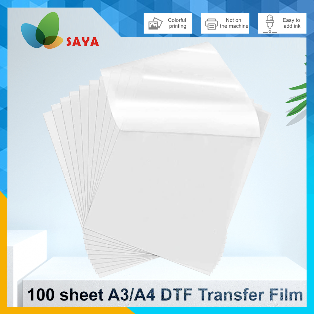 50/100 pcs DTF Film A3/A4 Doub – Commercial Printing Paper recenzja i cena