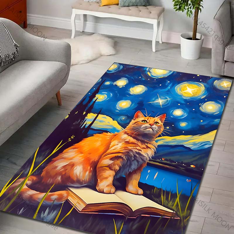 1PC Cat sitting on book under  – Commercial Printing Books recenzja i cena