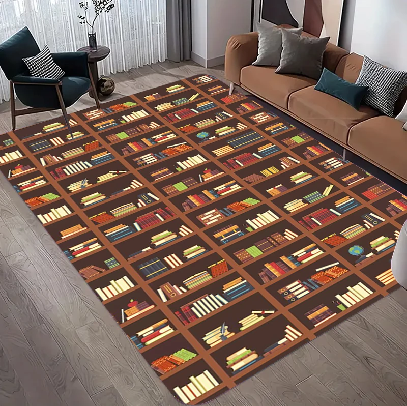 Vintage Book Print Area Rug, R – Commercial Printing Books recenzja i cena
